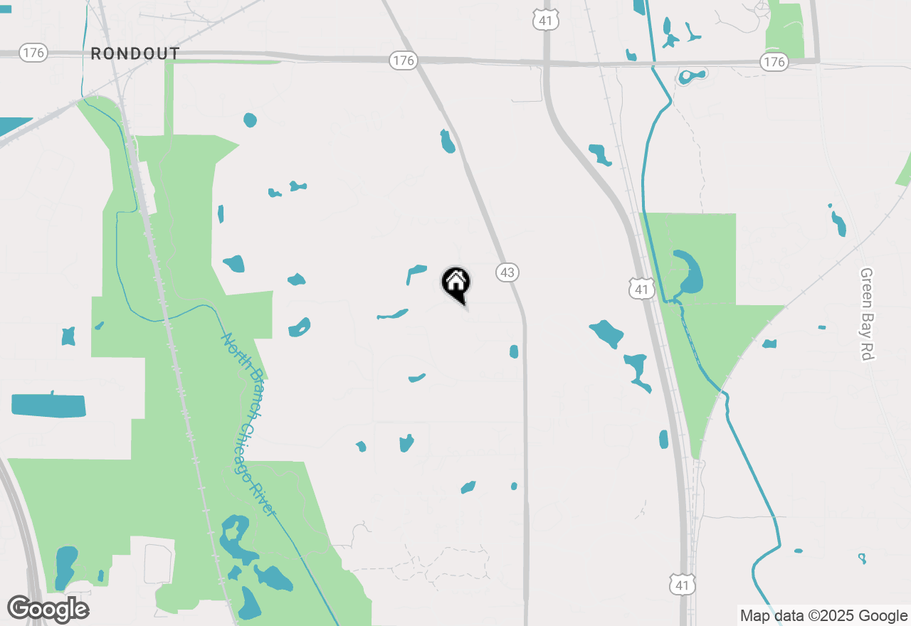 Map of 1200 Regency Lane, Lake Forest, IL 60045