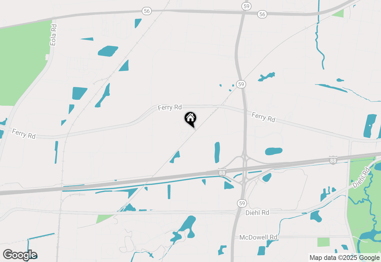 Map of 2244 Ferry Road #J103, Naperville, IL 60563
