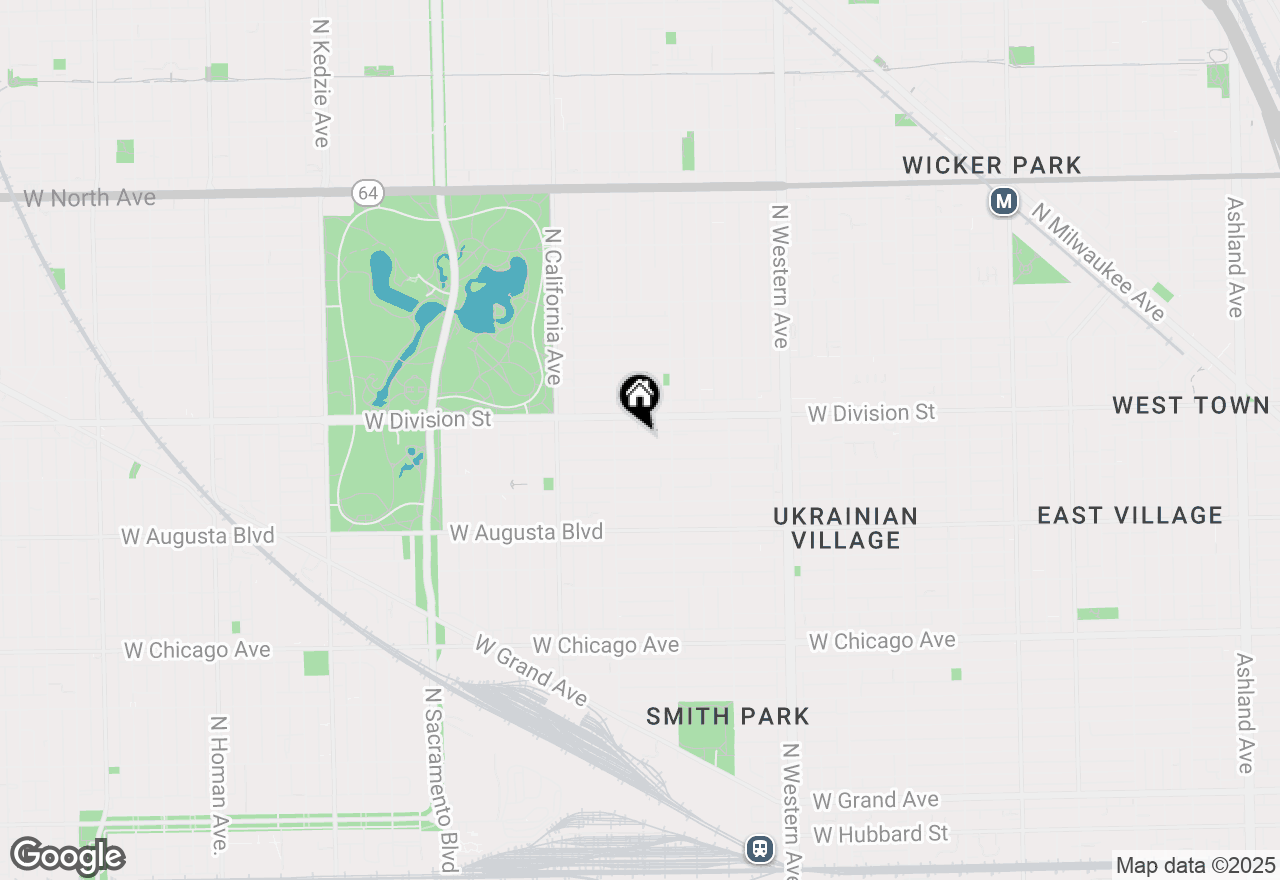 Map of 2634 W Haddon Avenue, Chicago, IL 60622