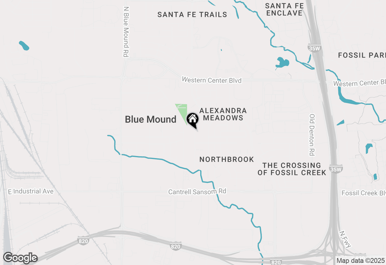 Map of 6113 Kristen Drive, Fort Worth, TX 76131