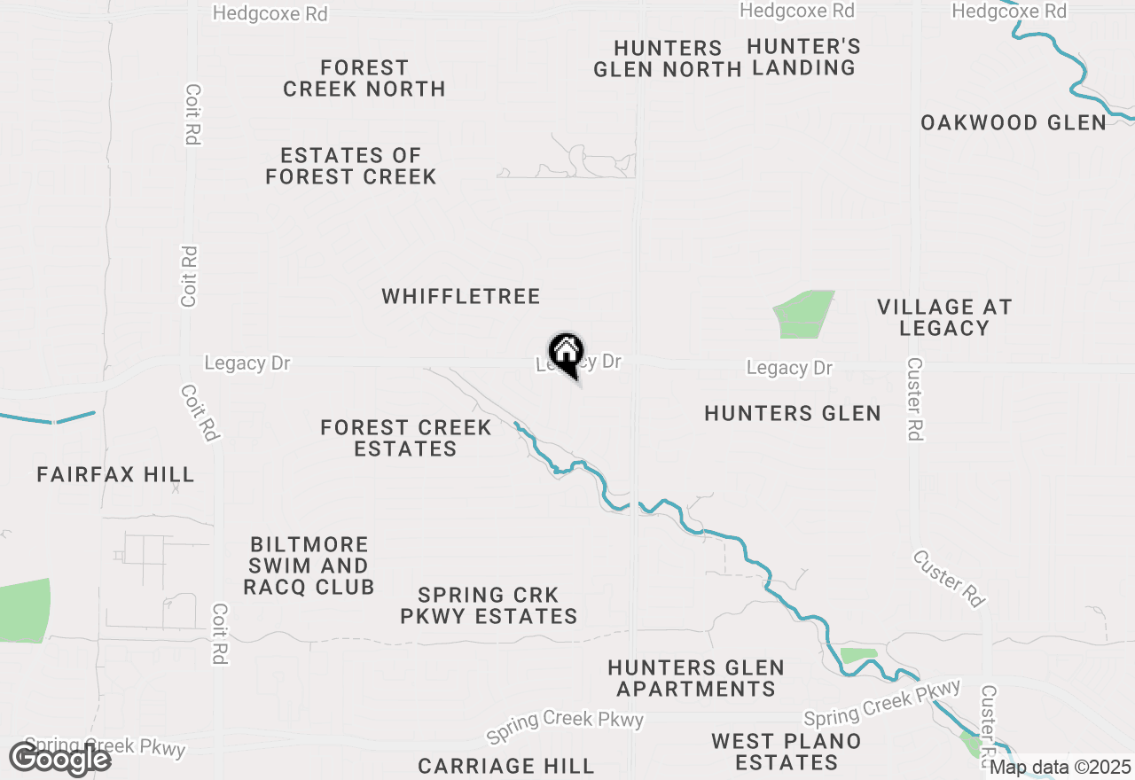 Map of 6908 Barbican Drive, Plano, TX 75023