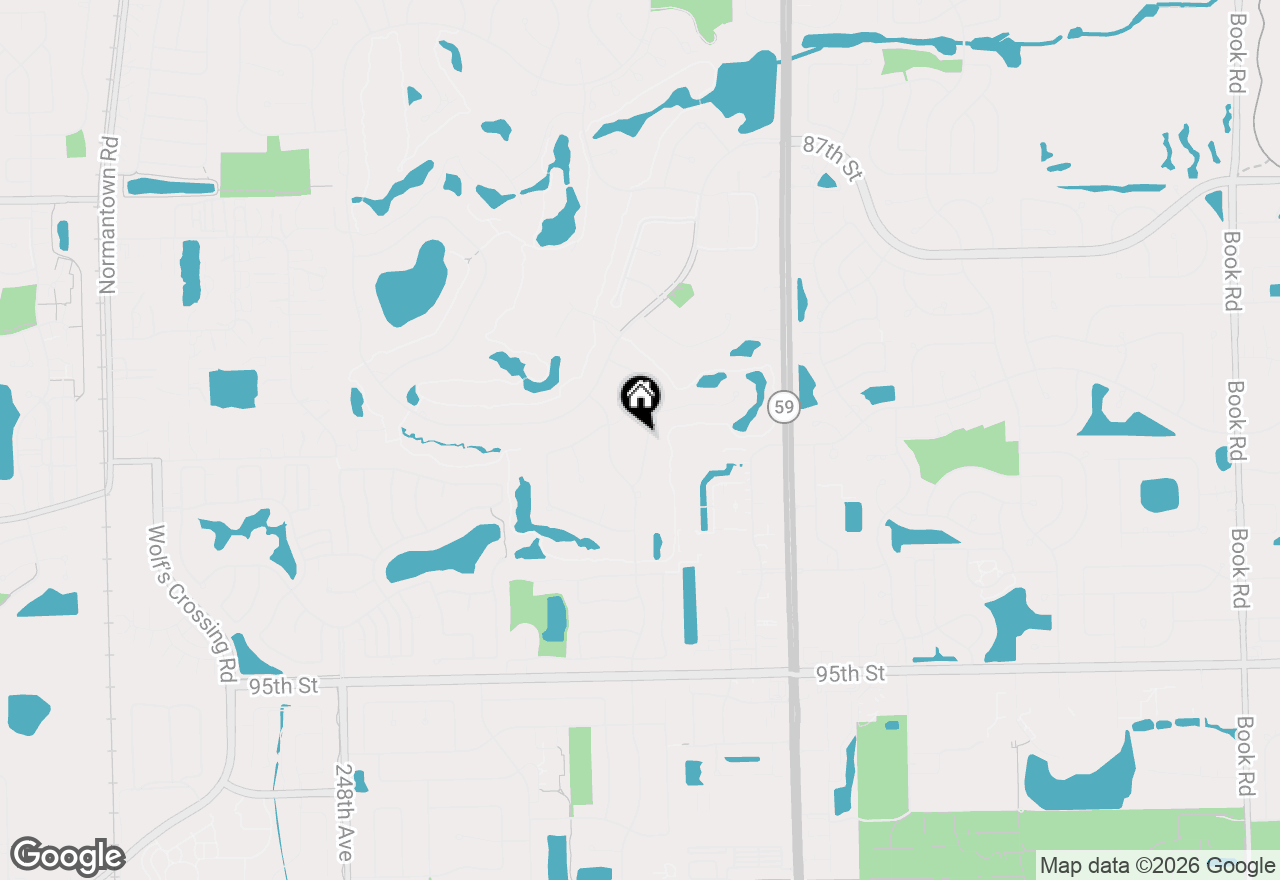 Map of 2615 Saddlebrook Drive, Naperville, IL 60564