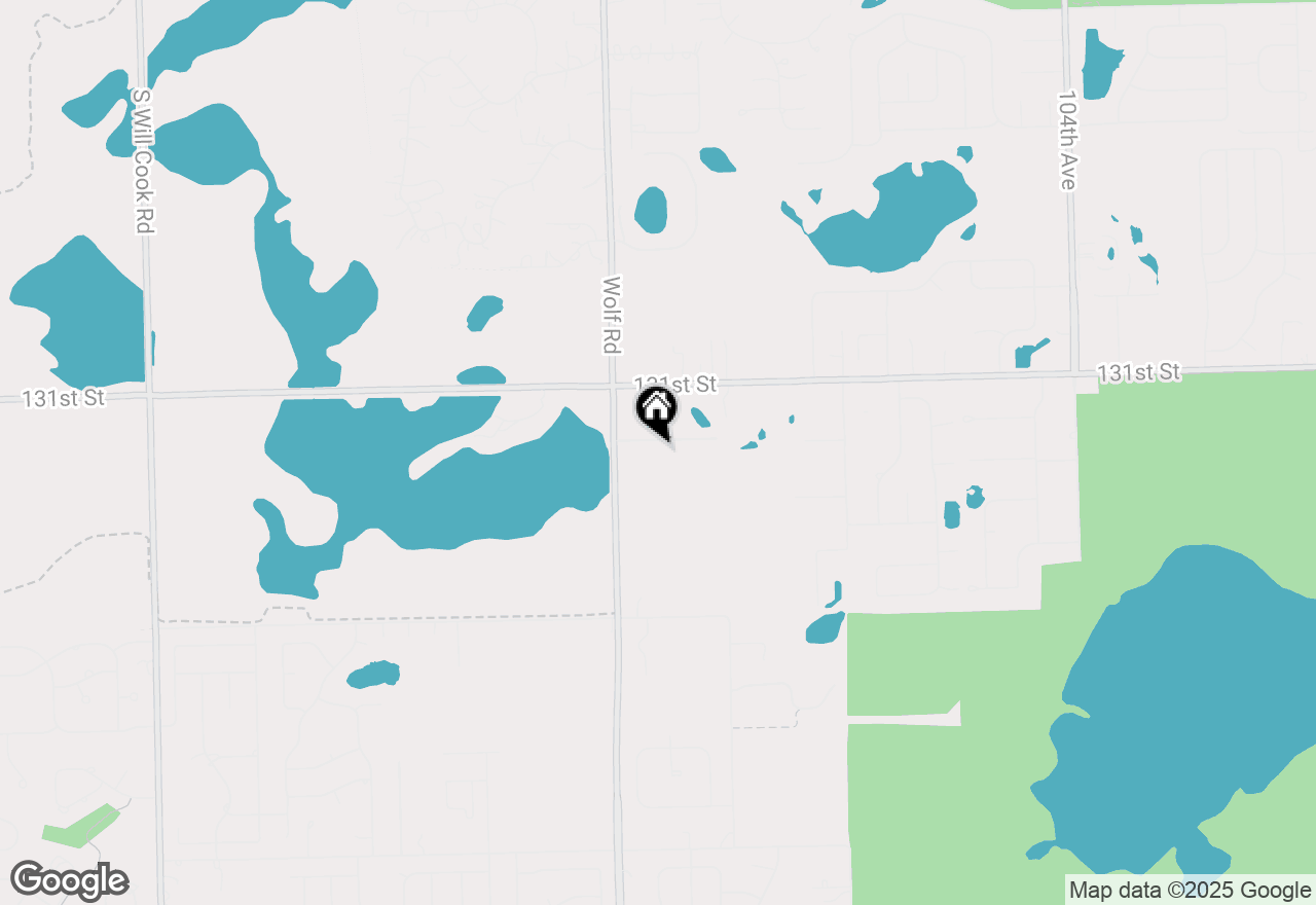 Map of 11111 Frances Lane, Palos Park, IL 60464