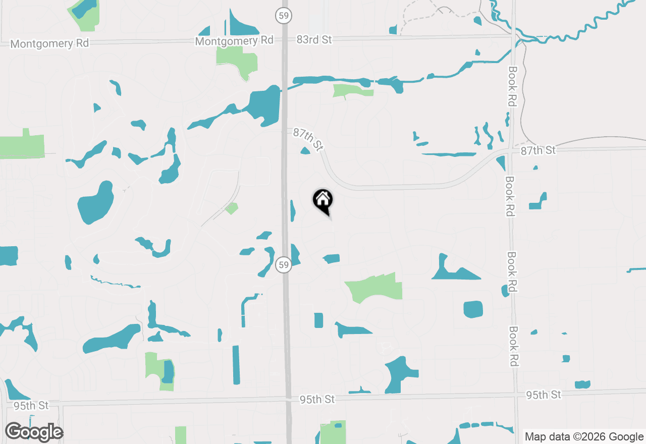 Map of 2912 White Thorn Circle, Naperville, IL 60564