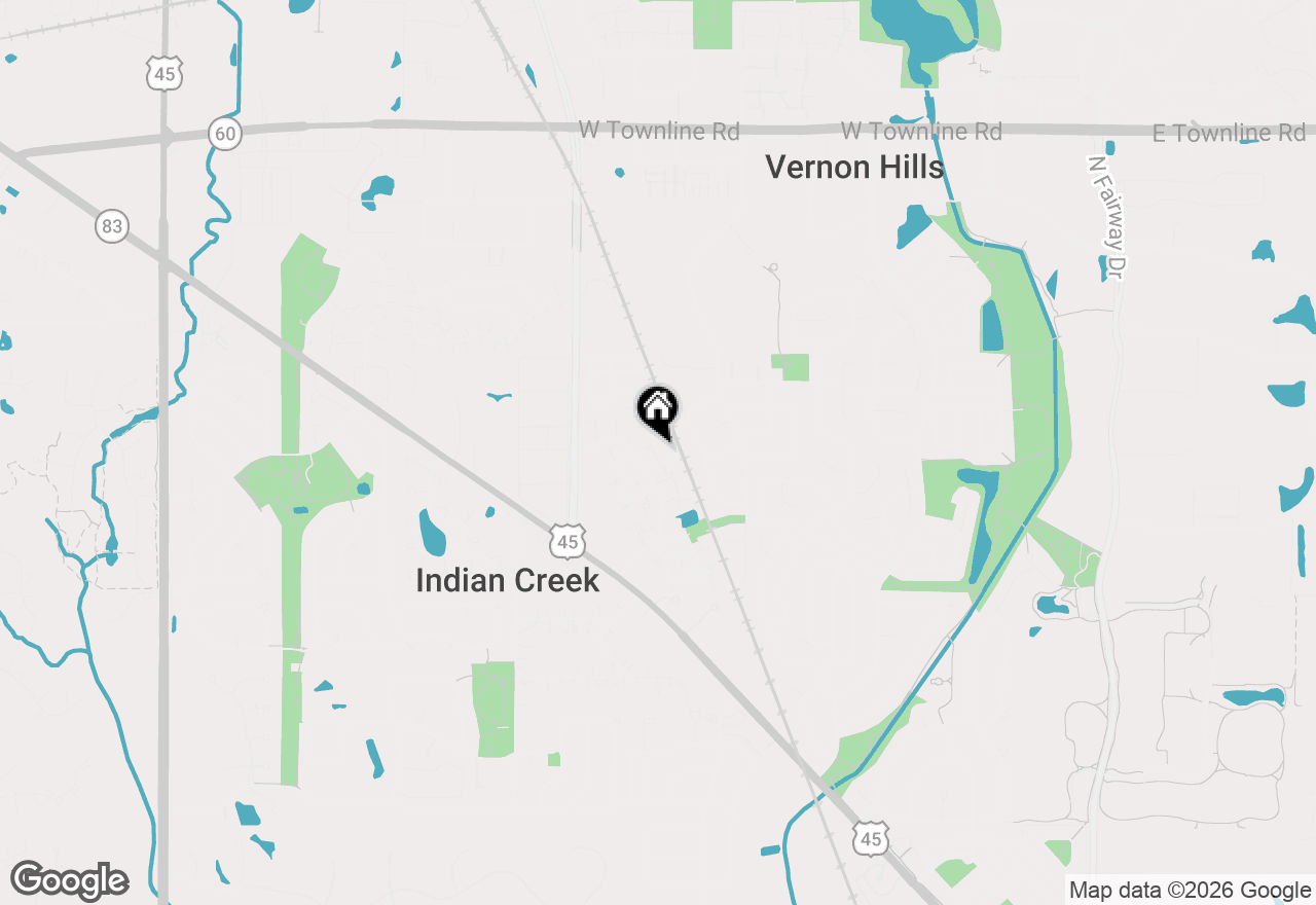 Map of 223 Harvest Court, Vernon Hills, IL 60061