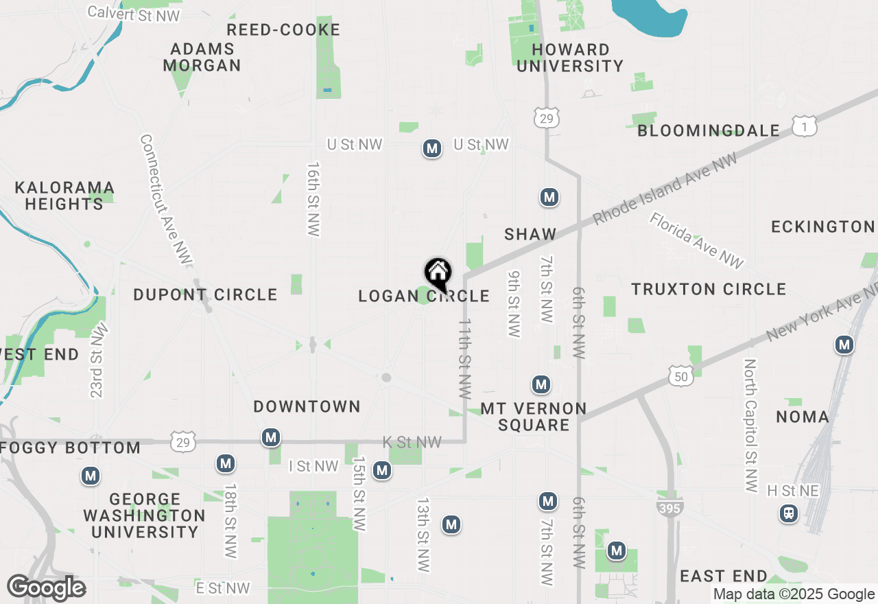 Map of 20 Logan Circle Nw #3-3, Washington, DC 20005