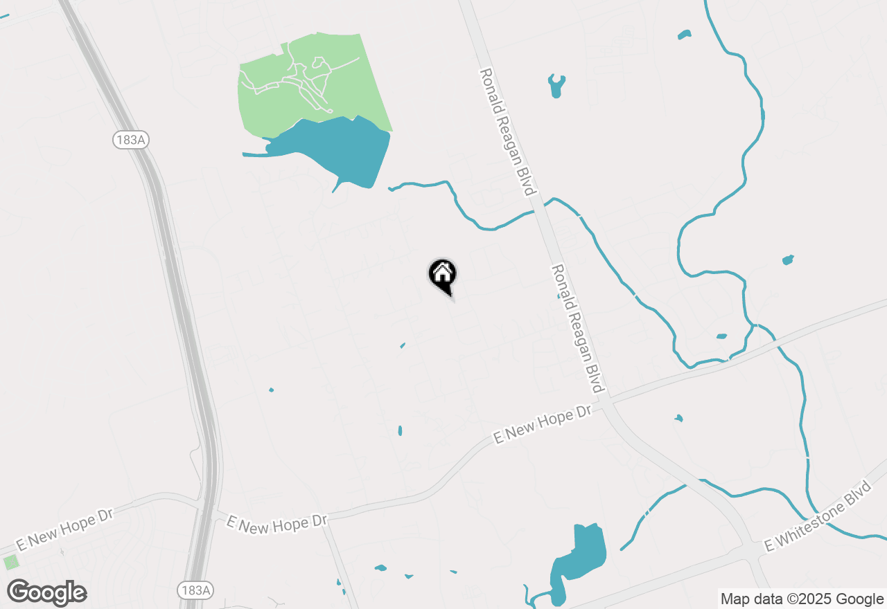 Map of 14451 Blooming Meadow Bnd, Cedar Park, TX 78641