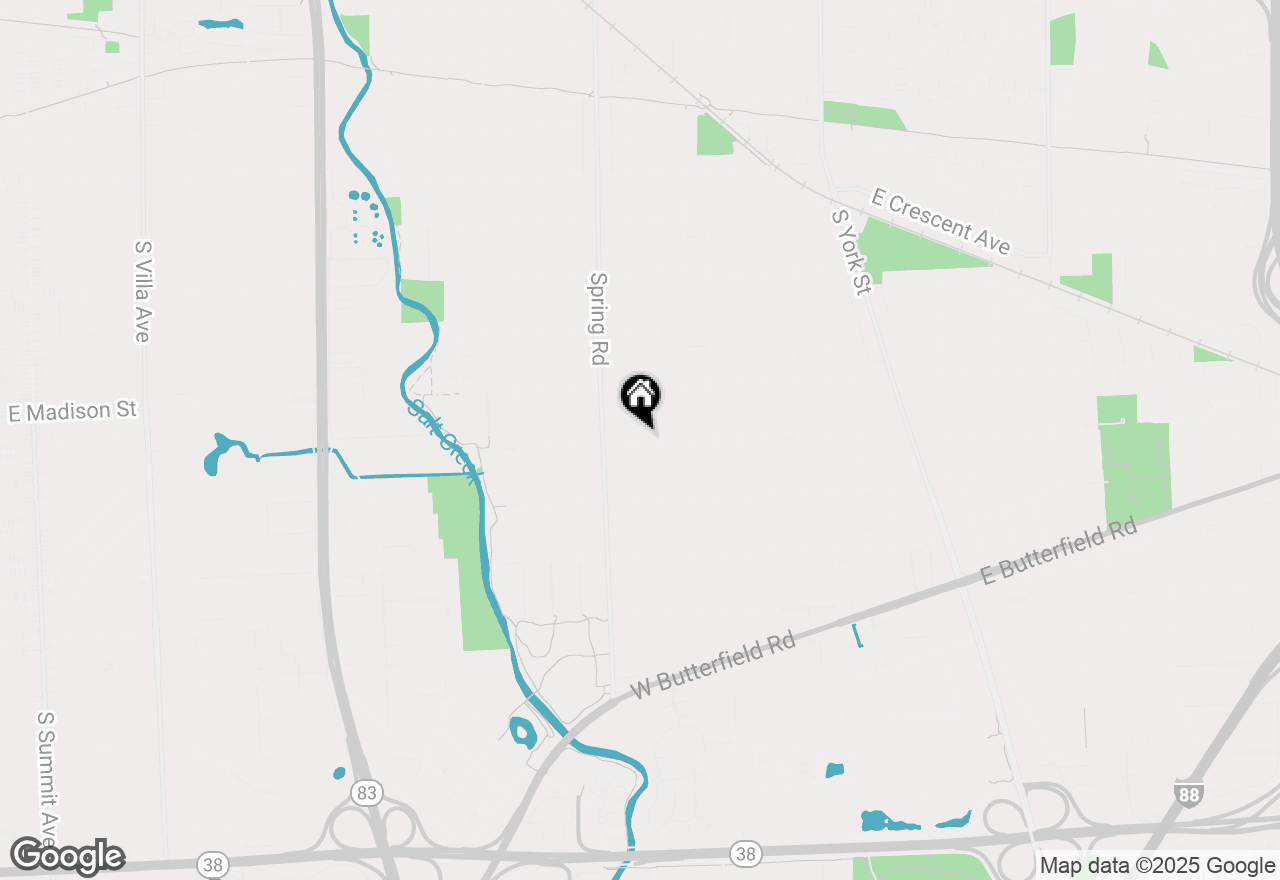 Map of 265 W Adams Street, Elmhurst, IL 60126