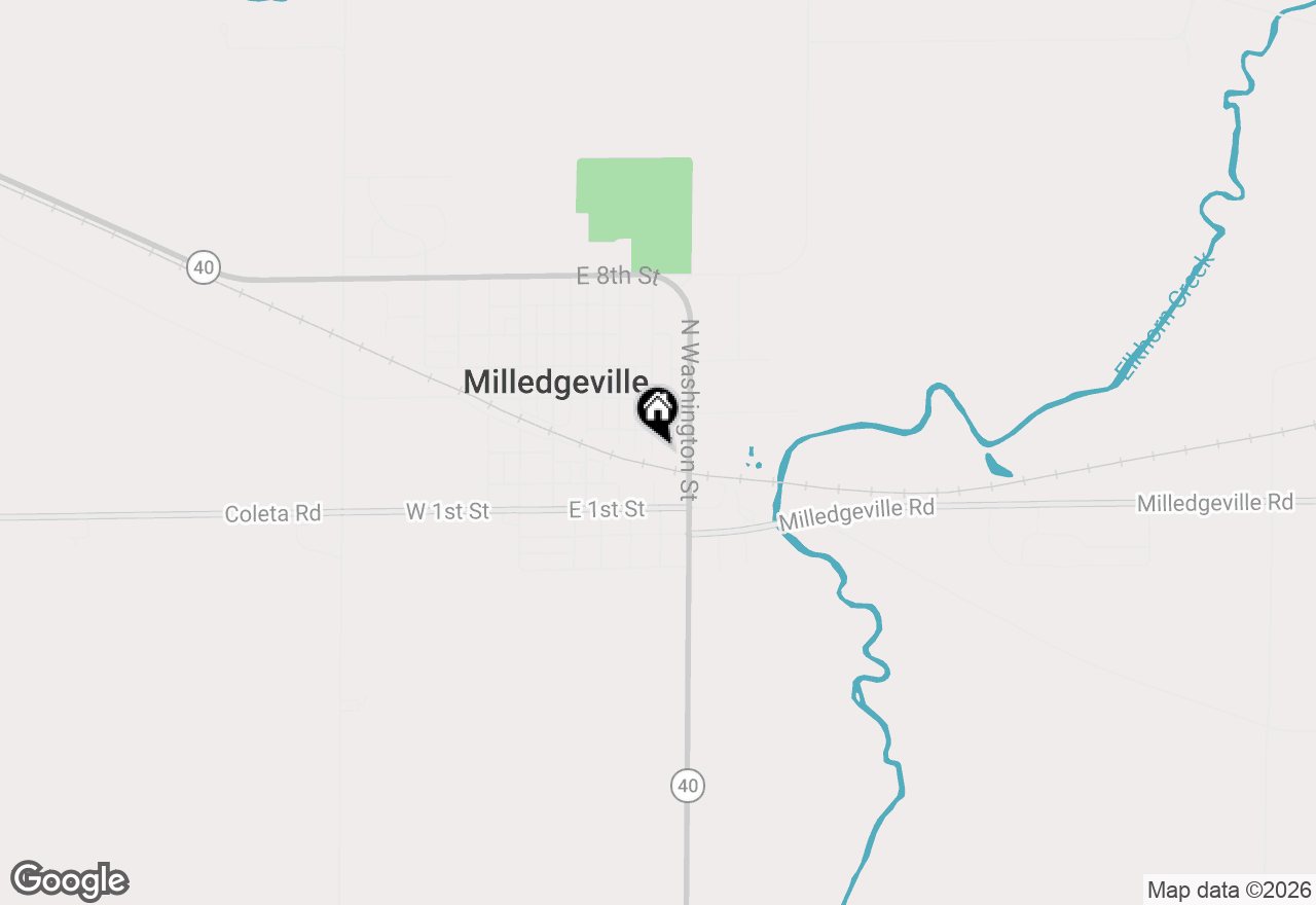 Map of 220 Hagar Avenue, Milledgeville, IL 61051