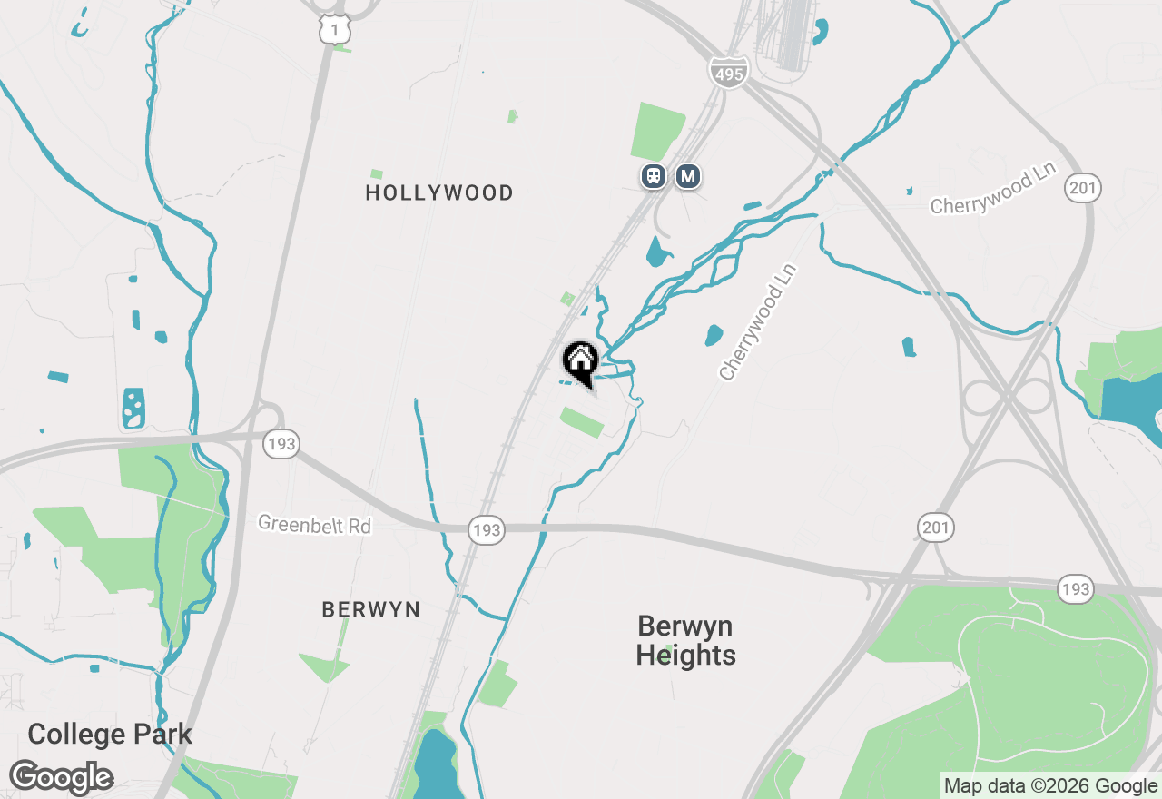 Map of 8202 N Channel Drive, Greenbelt, MD 20770