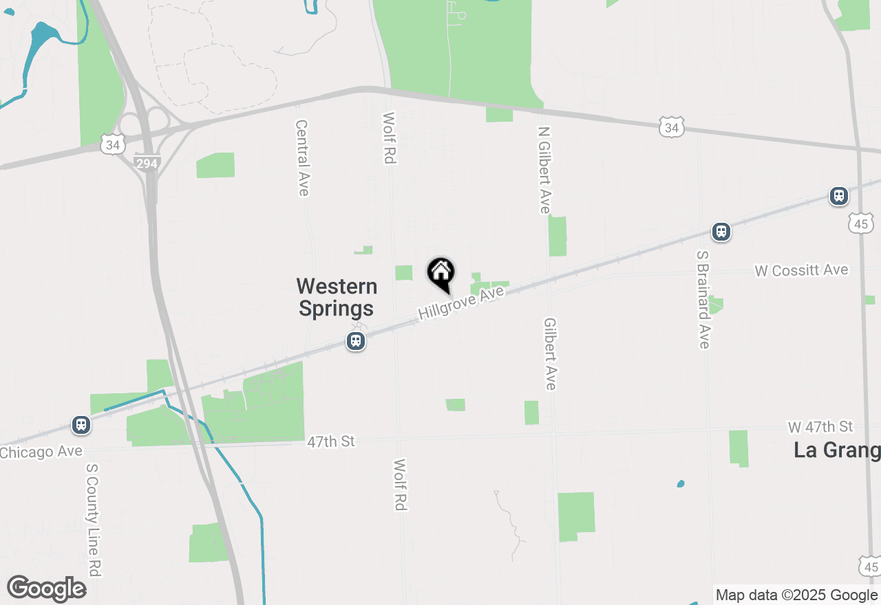 Map of 514 Hillgrove Avenue #303, Western Springs, IL 60558