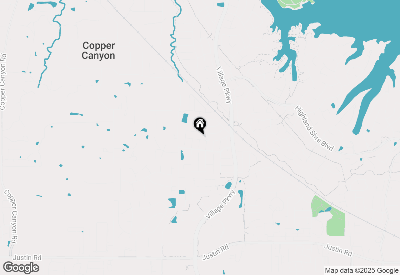 Map of 2806 Garrett Drive, Highland Village, TX 75077