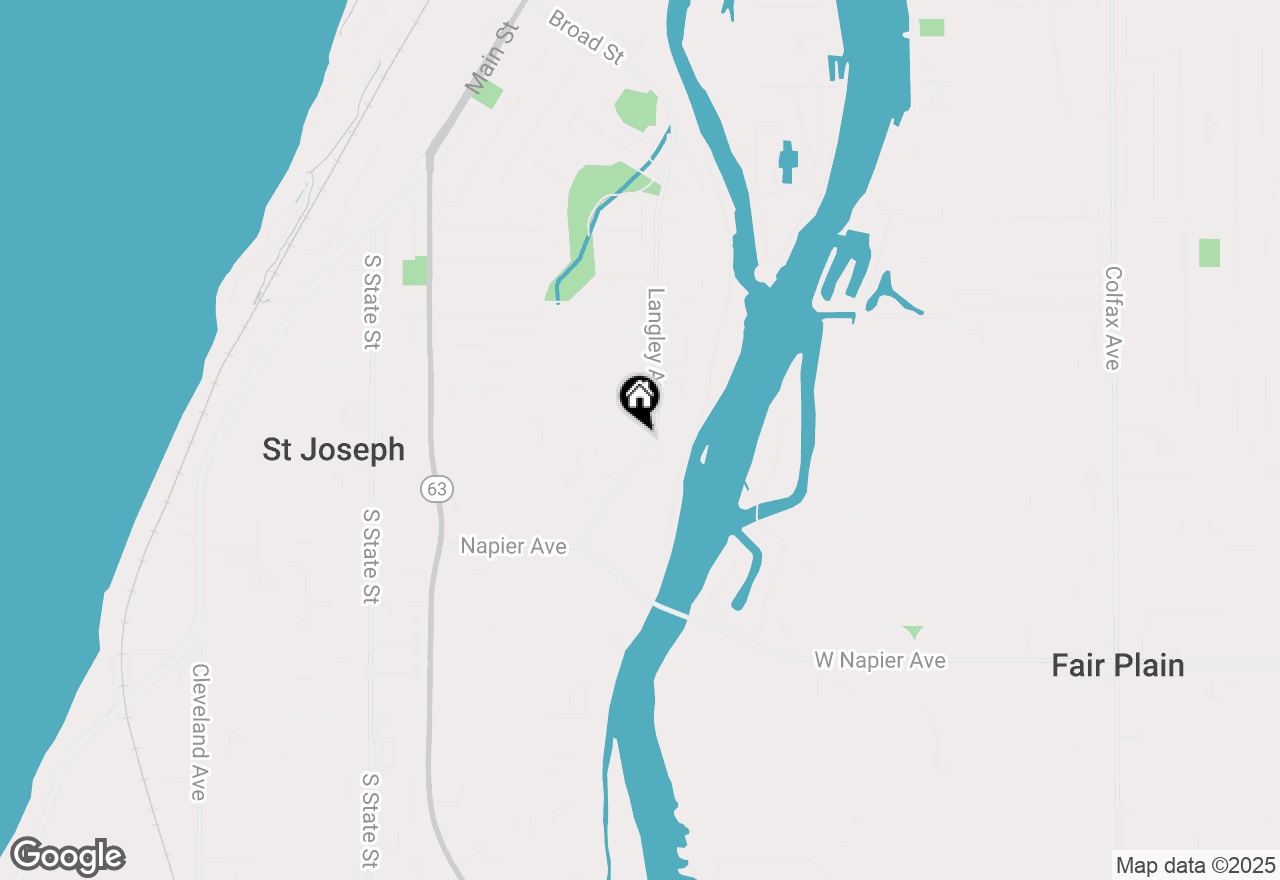 Map of 2108 Langley Avenue, St. Joseph, MI 49085