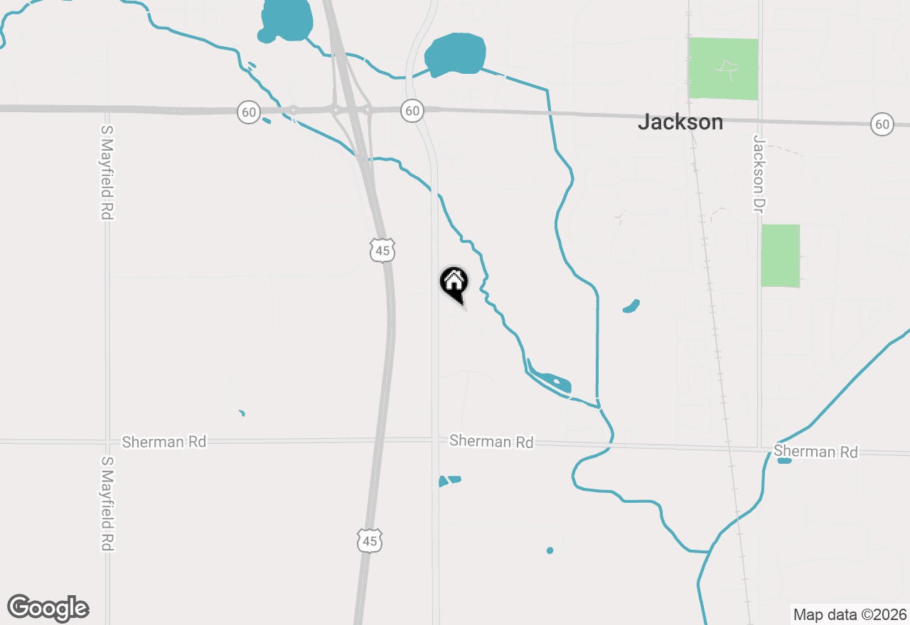 Map of W219N16267 Primrose Ct, Jackson, WI 53037