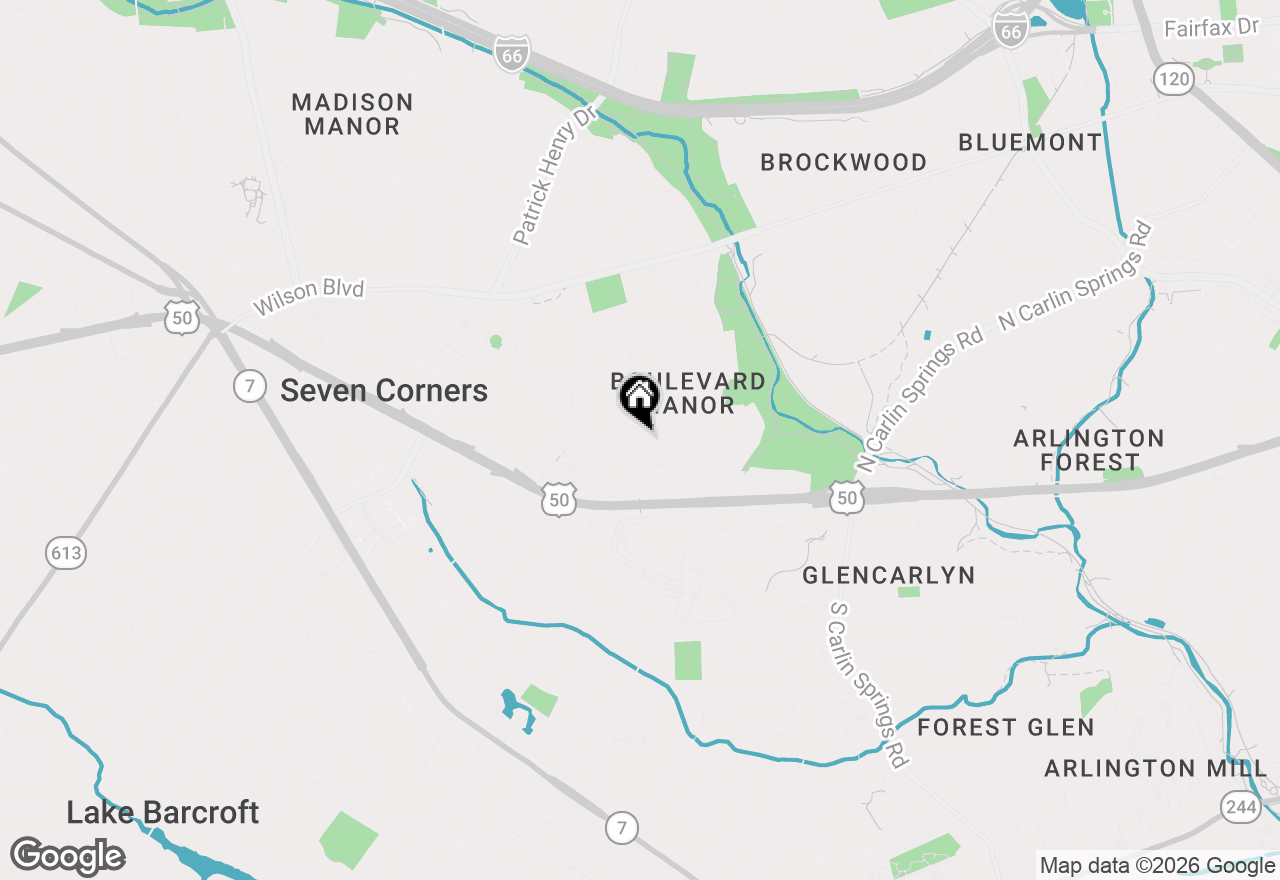 Map of 6005 1st Street N, Arlington, VA 22203