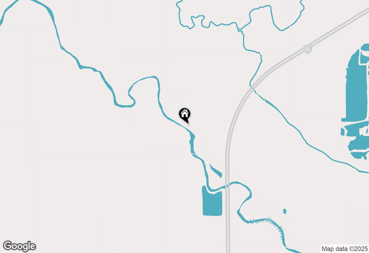 Map of 19097 N 1330 East Road, Pontiac, IL 61764