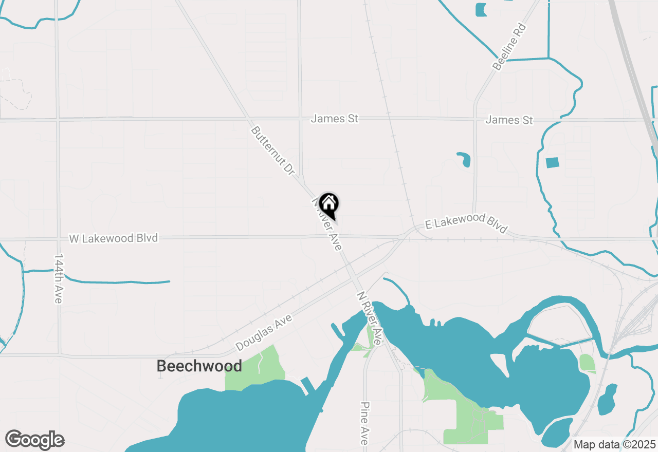 Map of 264 N River Avenue, Holland, MI 49424