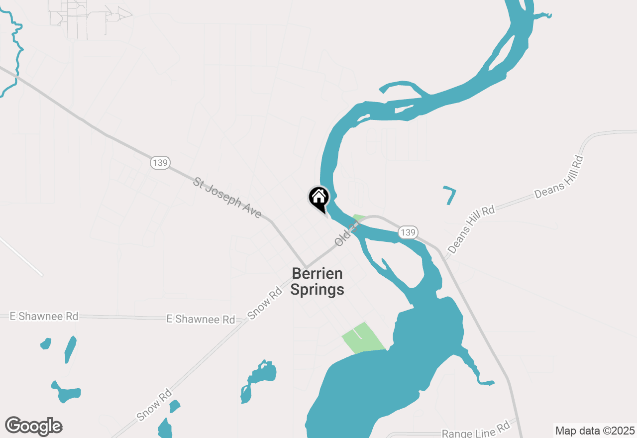 Map of 301 N Bluff Street, Berrien Springs, MI 49103