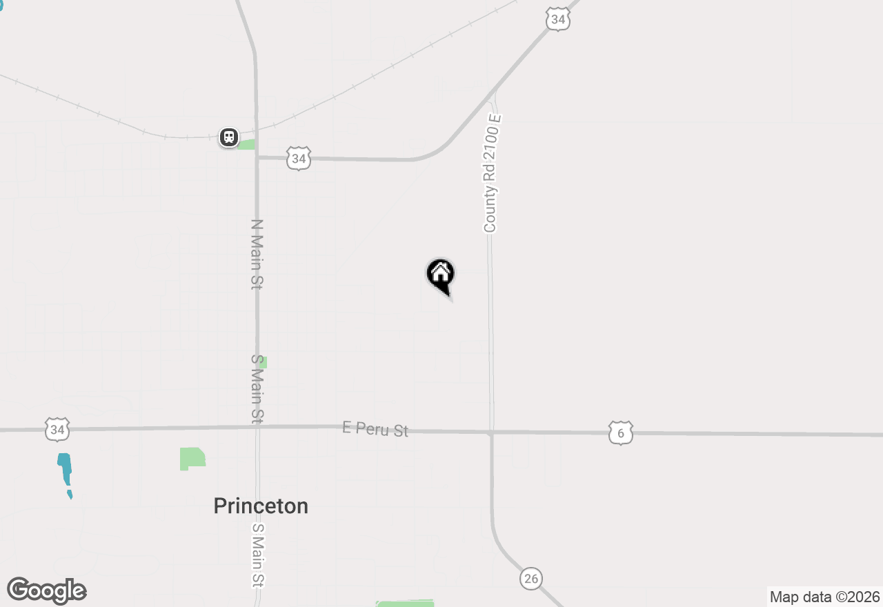 Map of 207 Justice Lane, Princeton, IL 61356