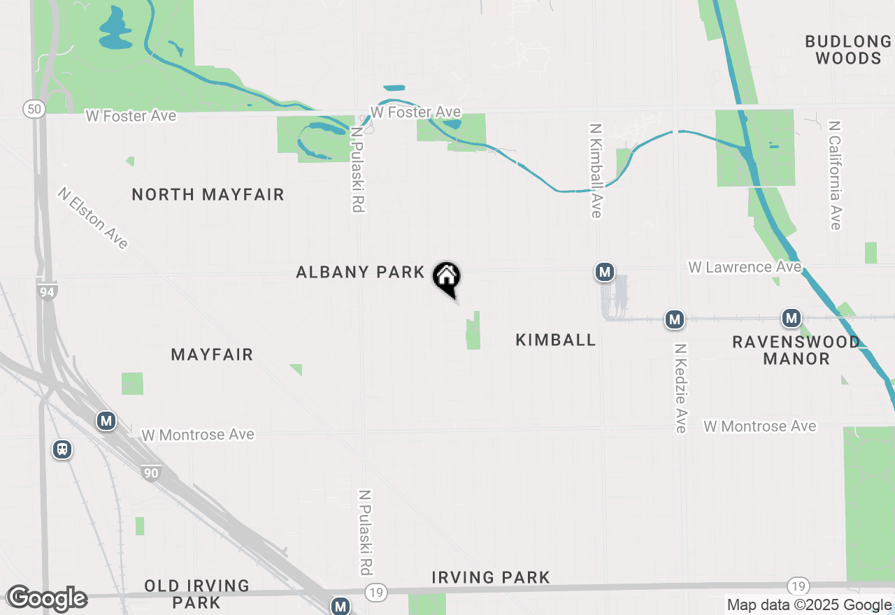 Map of 3746 W Leland Avenue #2G, Chicago, IL 60625