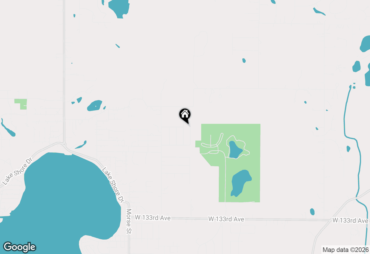 Map of 12719 Wheeler Street, Cedar Lake, IN 46303