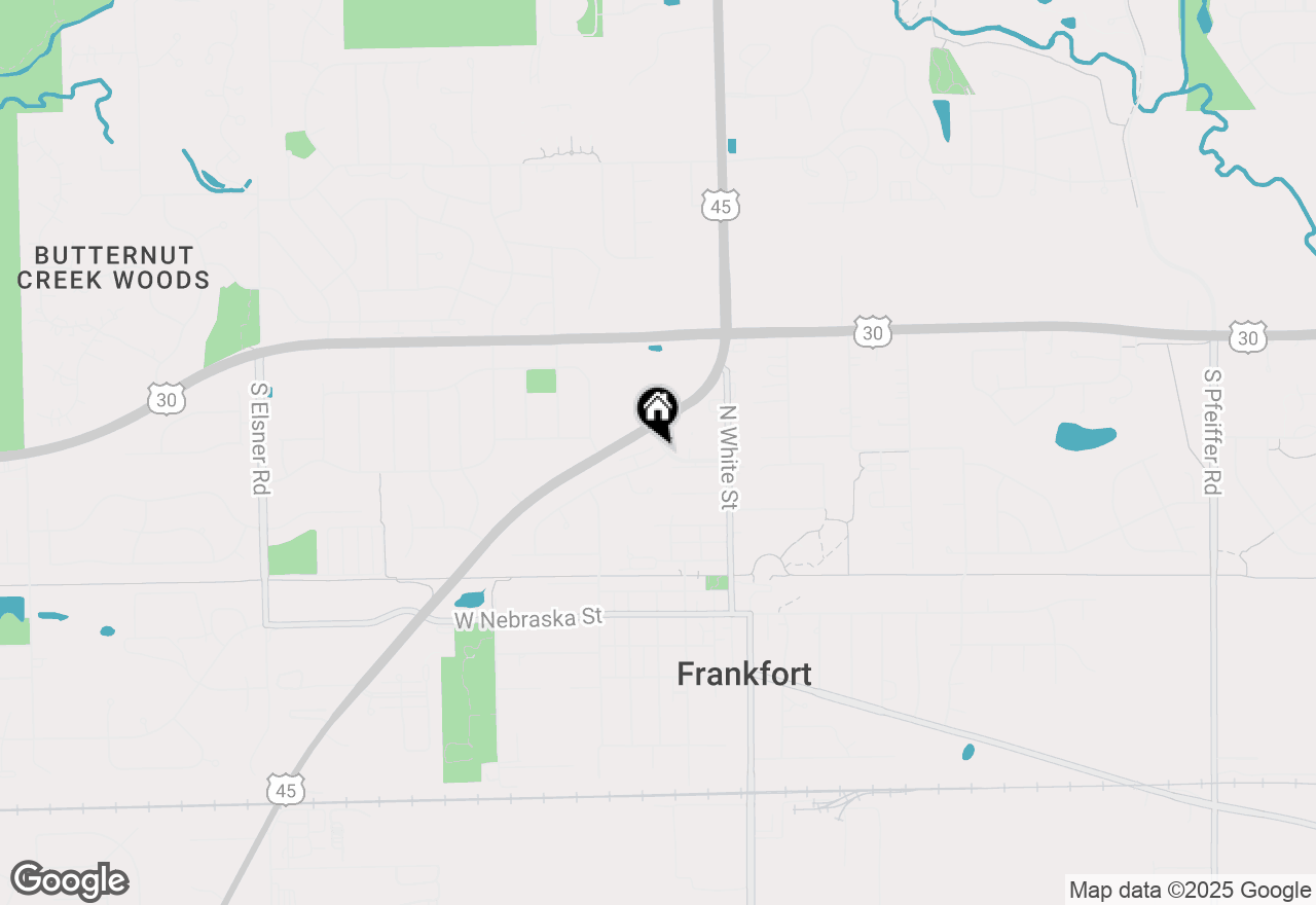 Map of 9724 Folkers Drive, Frankfort, IL 60423