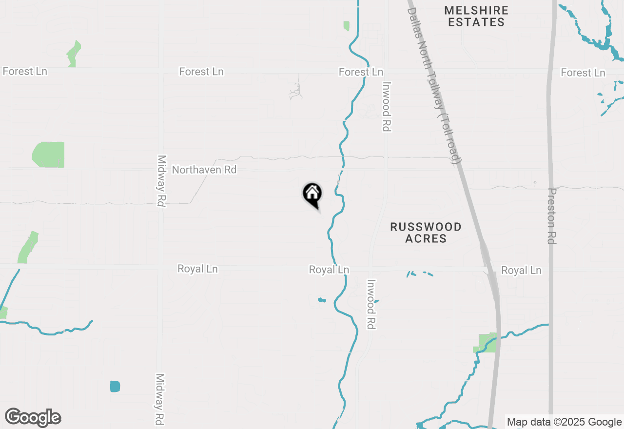 Map of 4829 Melissa Lane, Dallas, TX 75229
