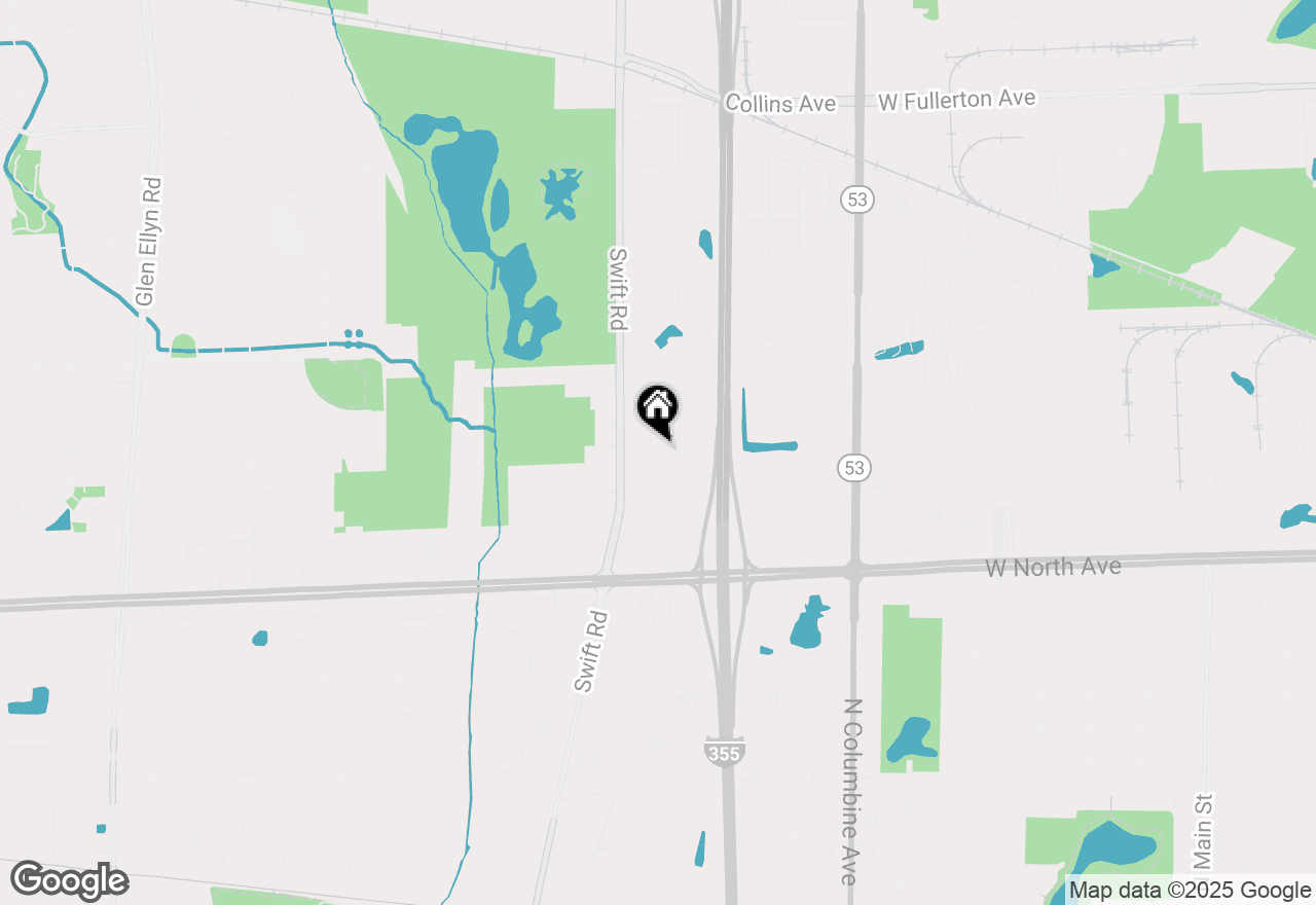 Map of 21W332 W Sidney Avenue, Lombard, IL 60148