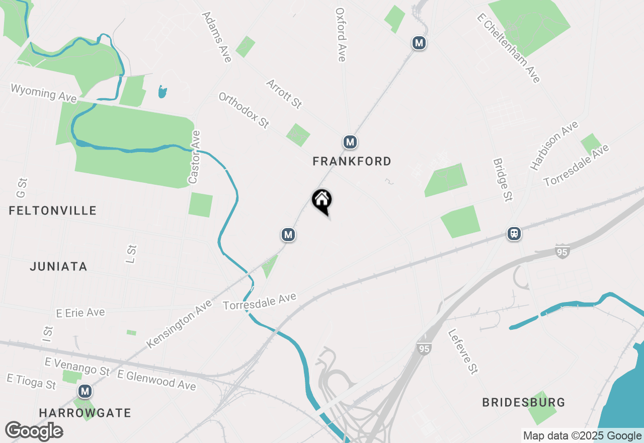 Map of 4347 Paul Street, Philadelphia, PA 19124