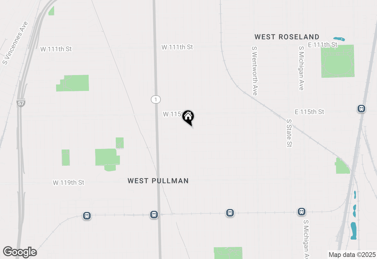 Map of 11618 S Wallace Street, Chicago, IL 60628