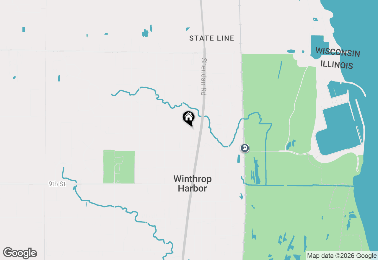 Map of 534 Whitney Avenue, Winthrop Harbor, IL 60096