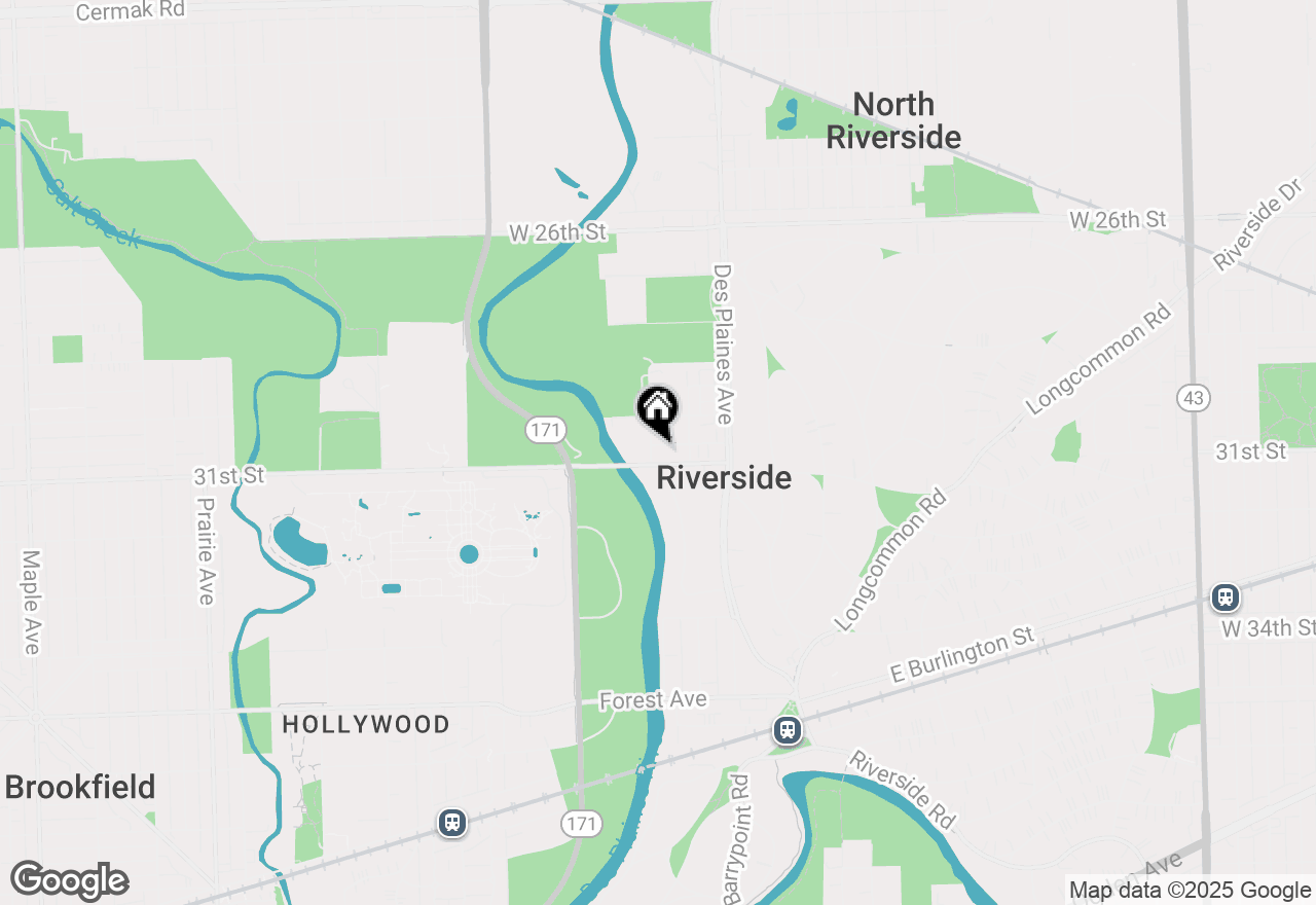 Map of 8119 Edgewater Road, North Riverside, IL 60546