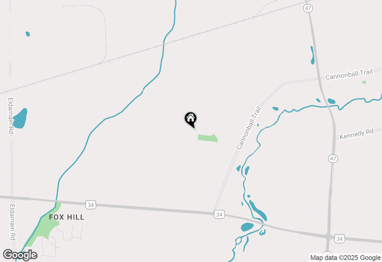 Map of 923 Western Lane, Yorkville, IL 60560