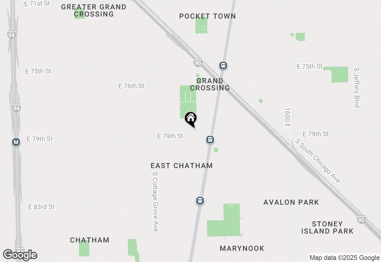 Map of 7845 S Ellis Avenue, Chicago, IL 60619