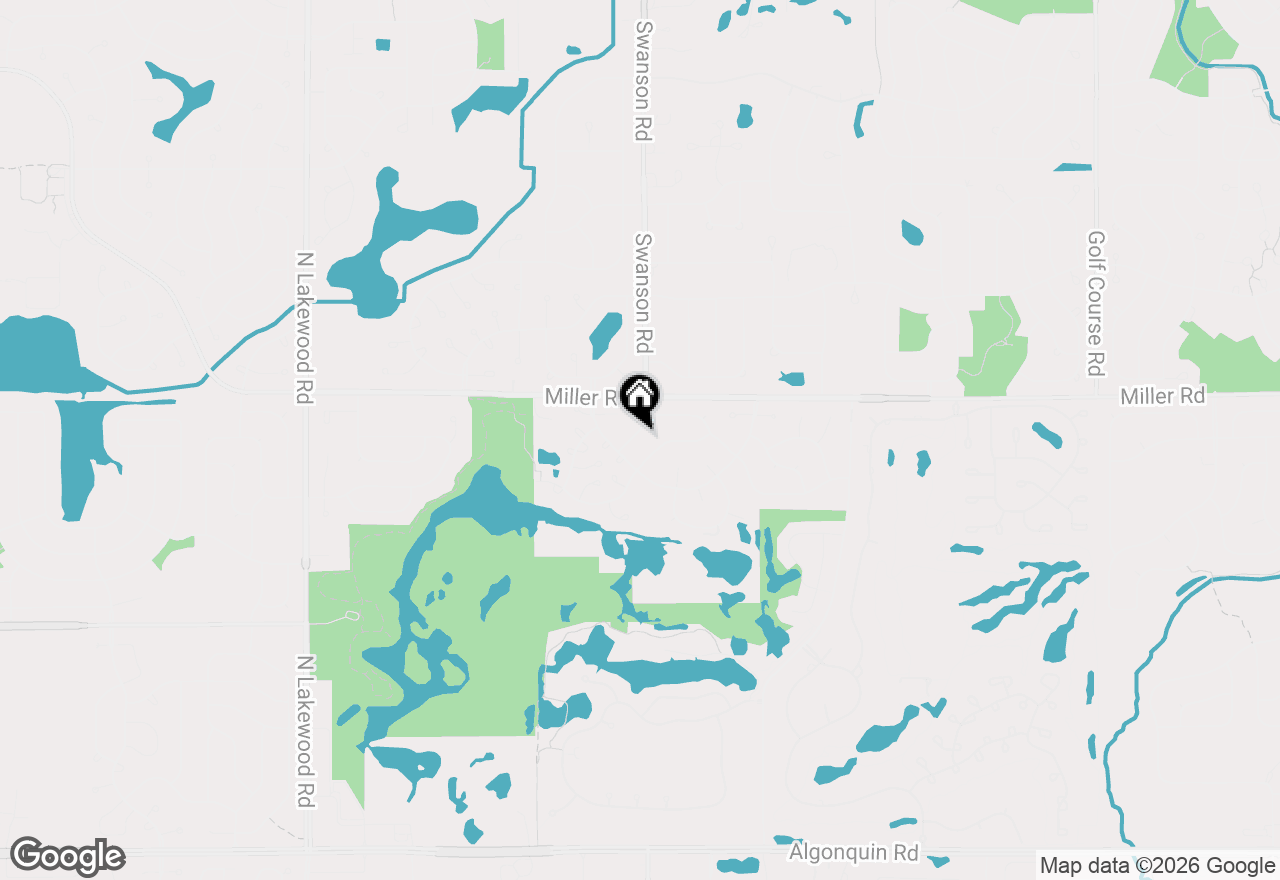 Map of 4240 Peartree Drive, Lake In The Hills, IL 60156