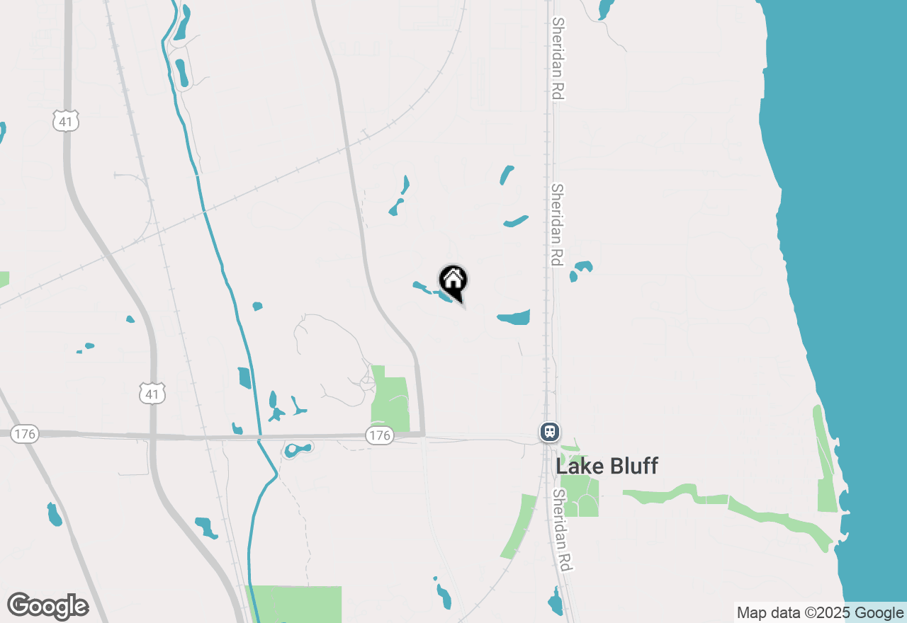 Map of 240 Buckminster Court, Lake Bluff, IL 60044