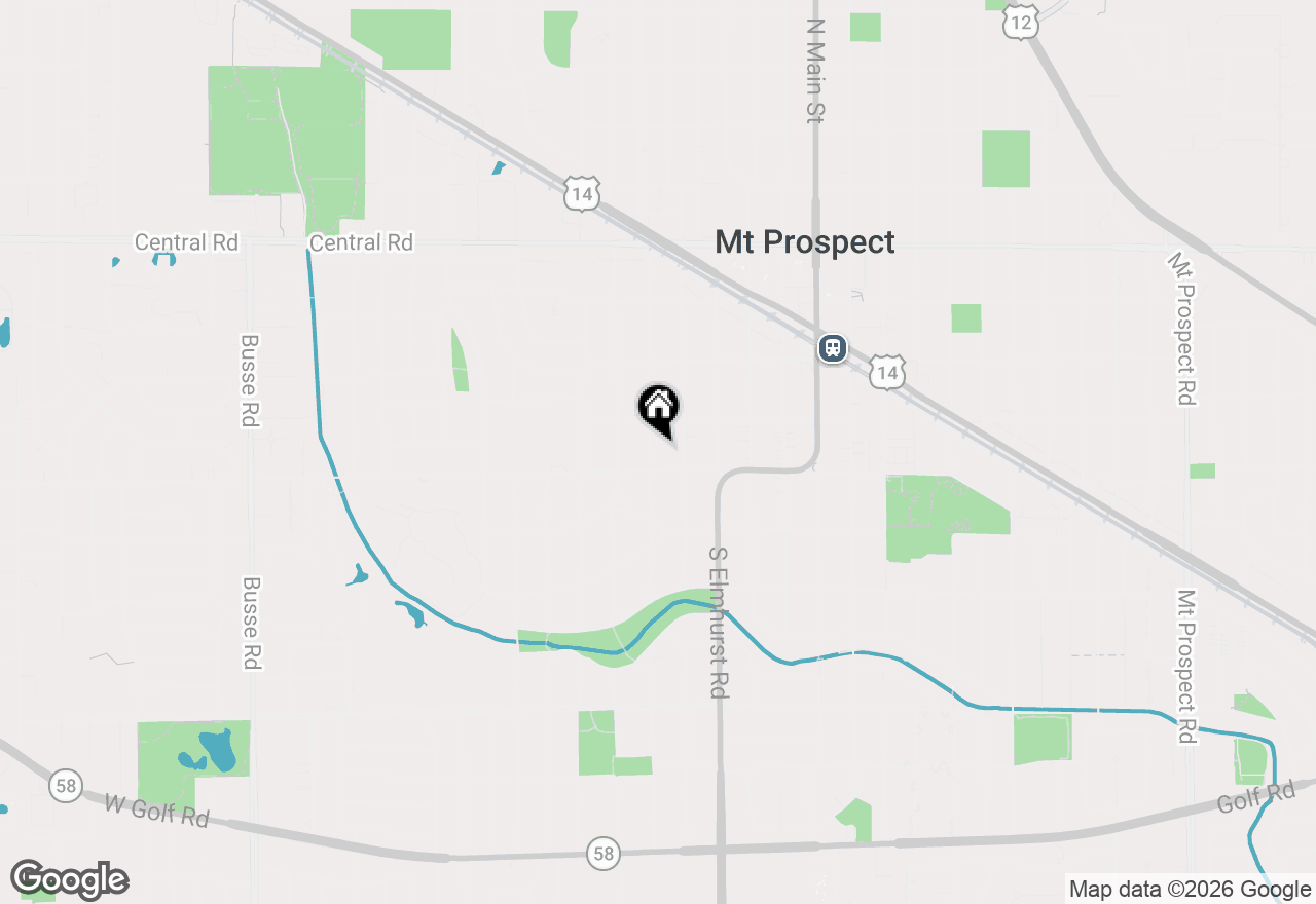 Map of 313 S Hi Lusi Avenue, Mount Prospect, IL 60056