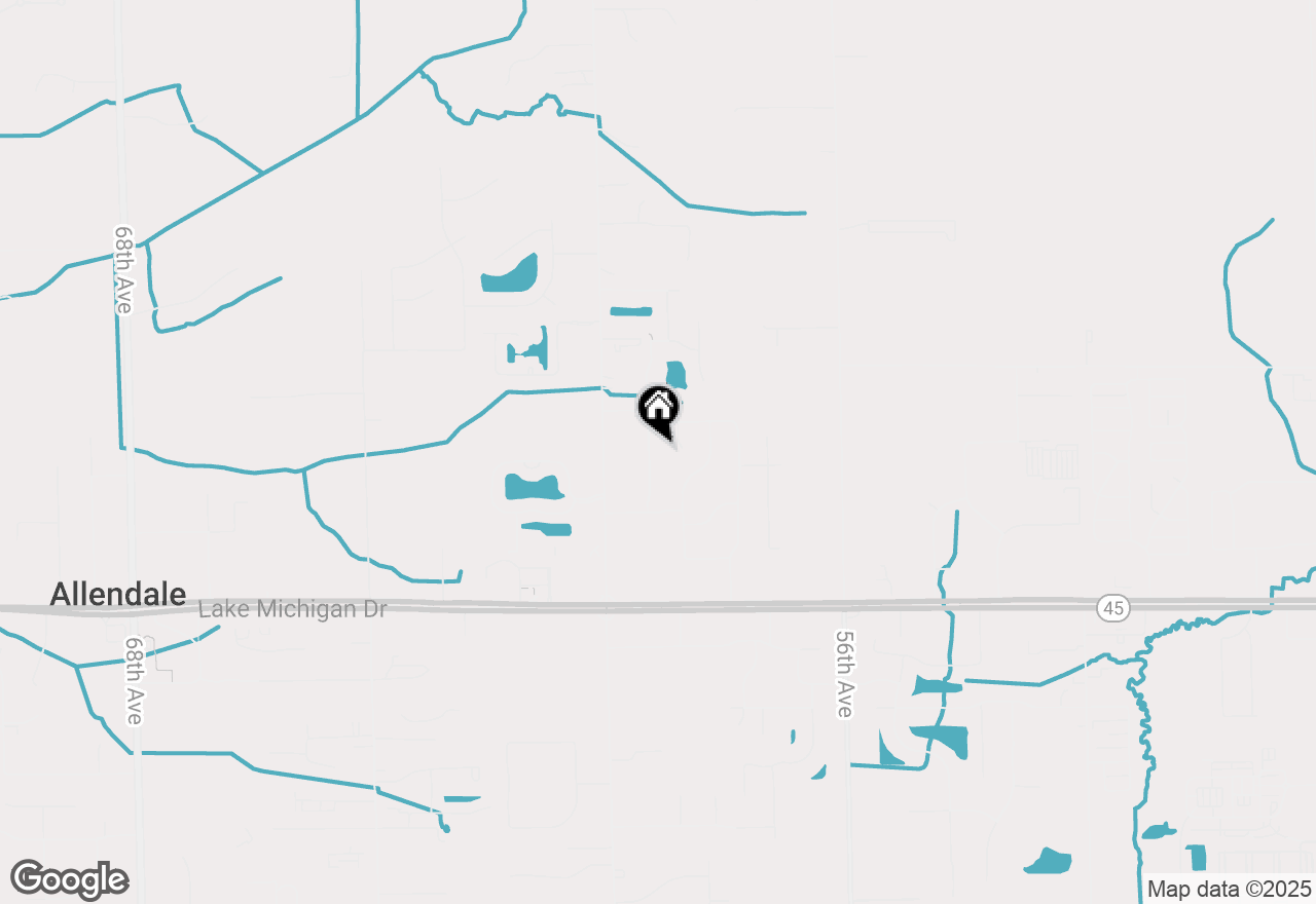 Map of 11464 Hunters Meadow Drive, Allendale, MI 49401