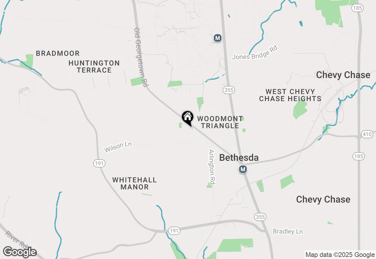 Map of 7819 Exeter Road, Bethesda, MD 20814