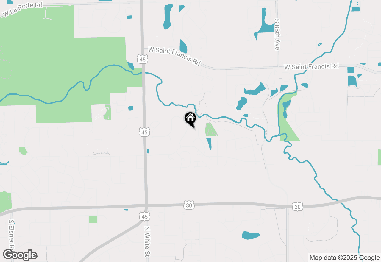 Map of 20661 Francisca Way, Frankfort, IL 60423