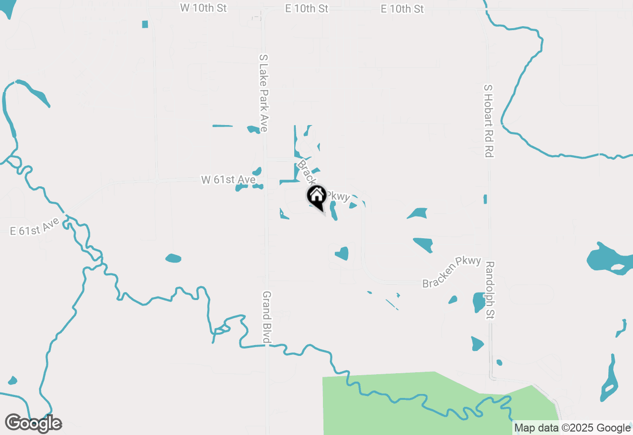 Map of 357 Azalea Drive, Hobart, IN 46342