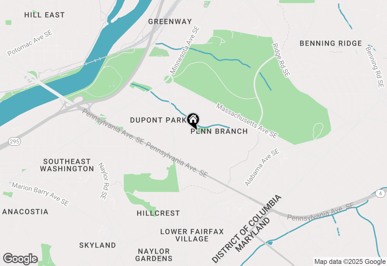 Map of (Address confidential), Washington, District Of Columbia 20020