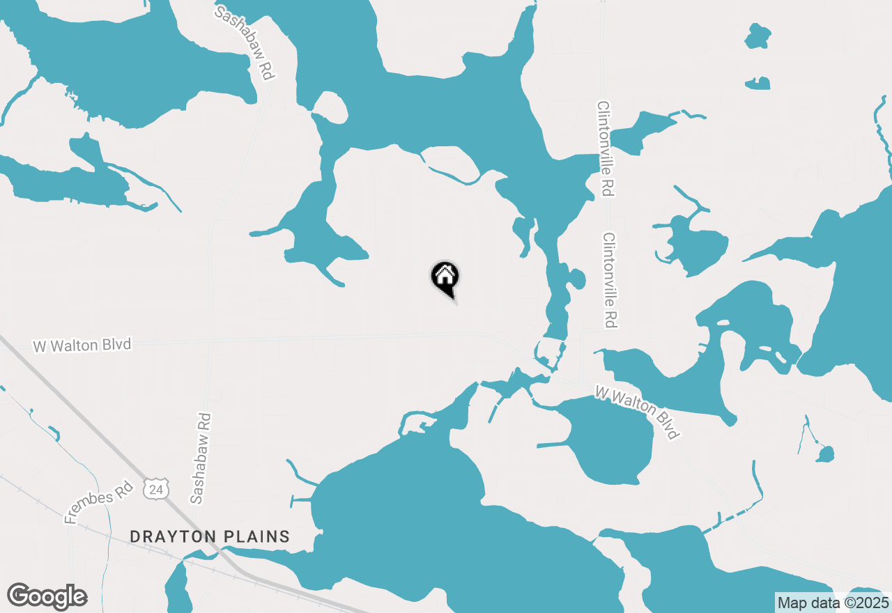 Map of 3490 Levee Street, Waterford, MI 48329