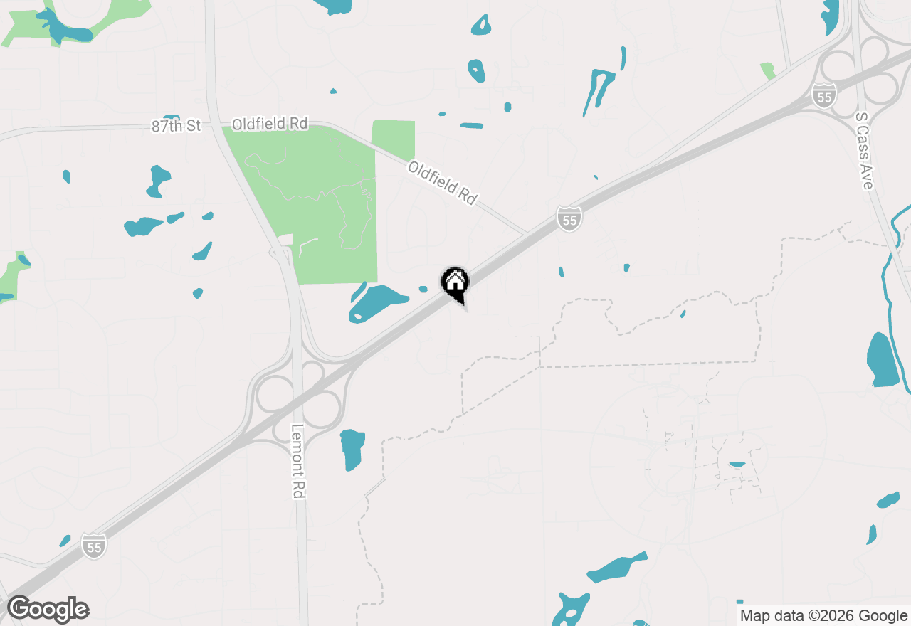 Map of 9207 Waterfall Glen Boulevard, Darien, IL 60561