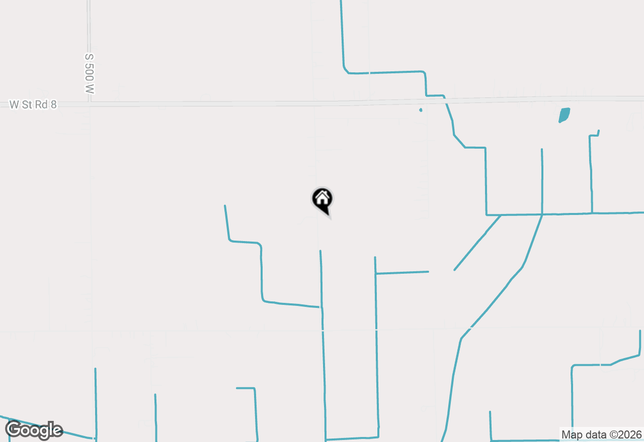 Map of 853 S 400 W, Hebron, IN 46341