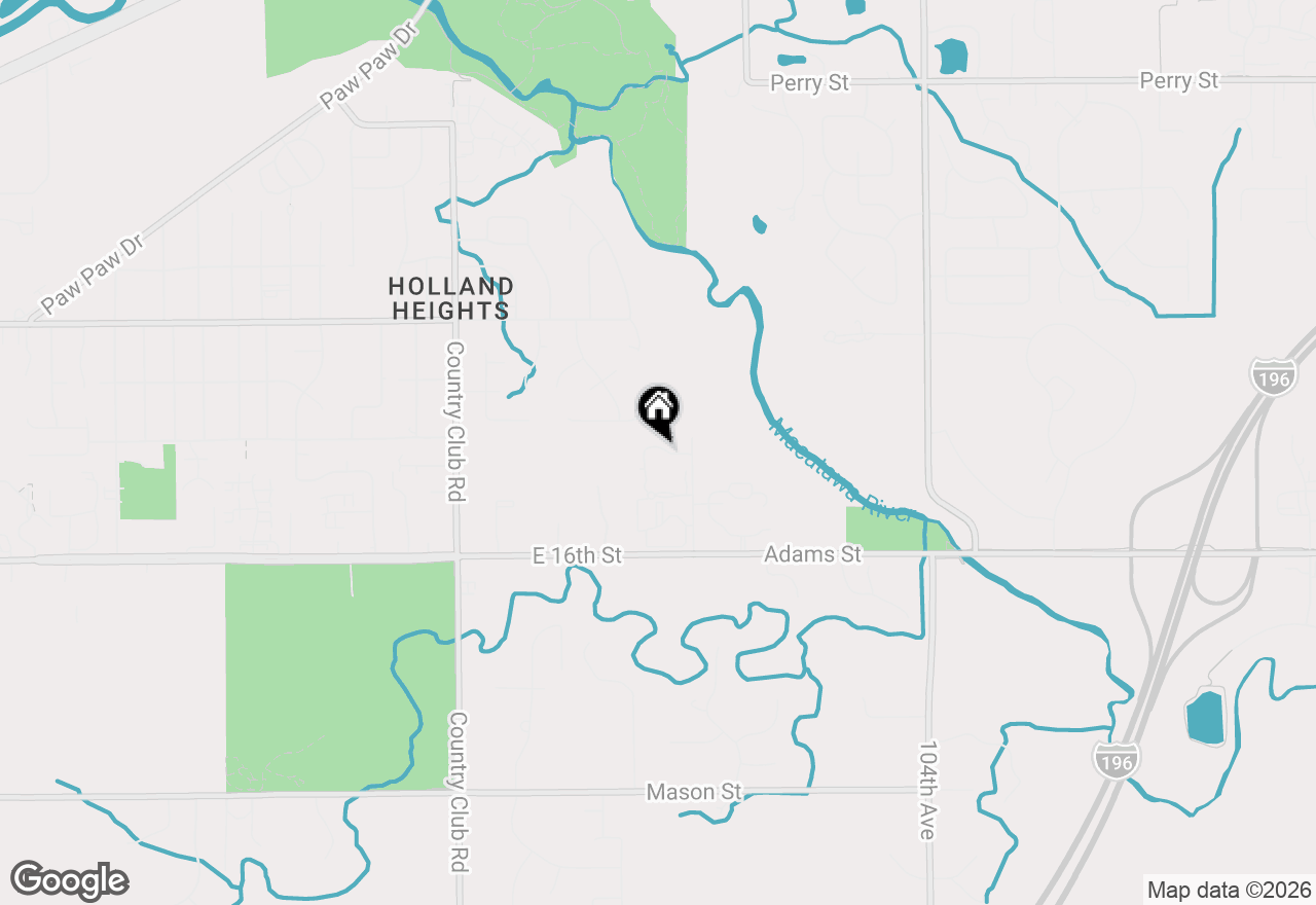 Map of 1361 E Pointe Ridge, Holland, MI 49423