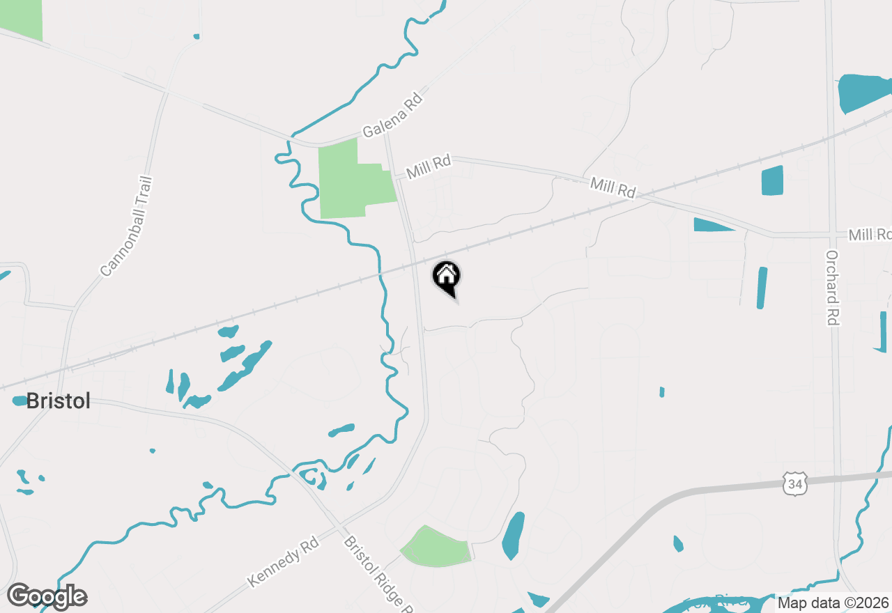 Map of 3554 Richardson Circle, Yorkville, IL 60560