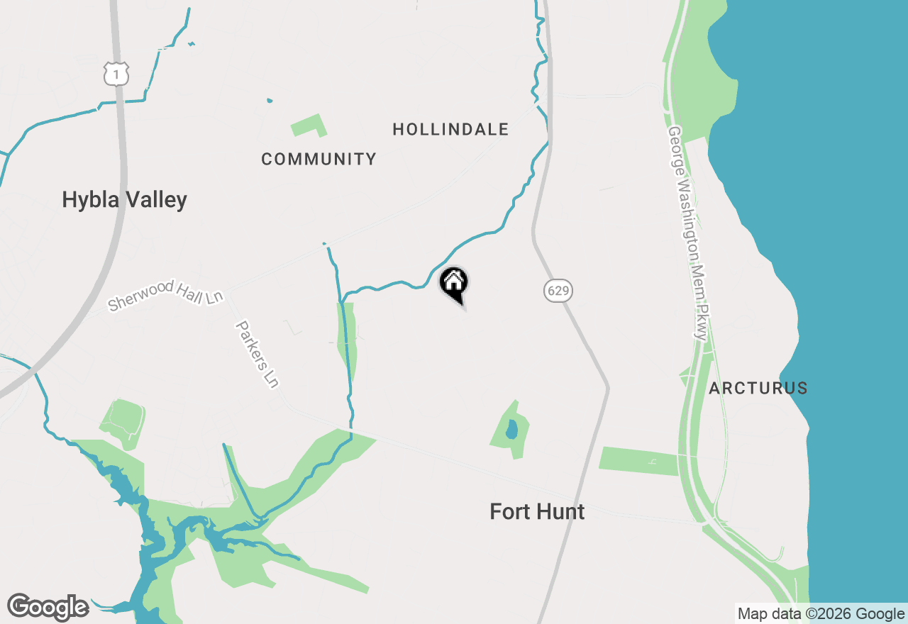 Map of 1900 Clayton Place, Alexandria, VA 22308