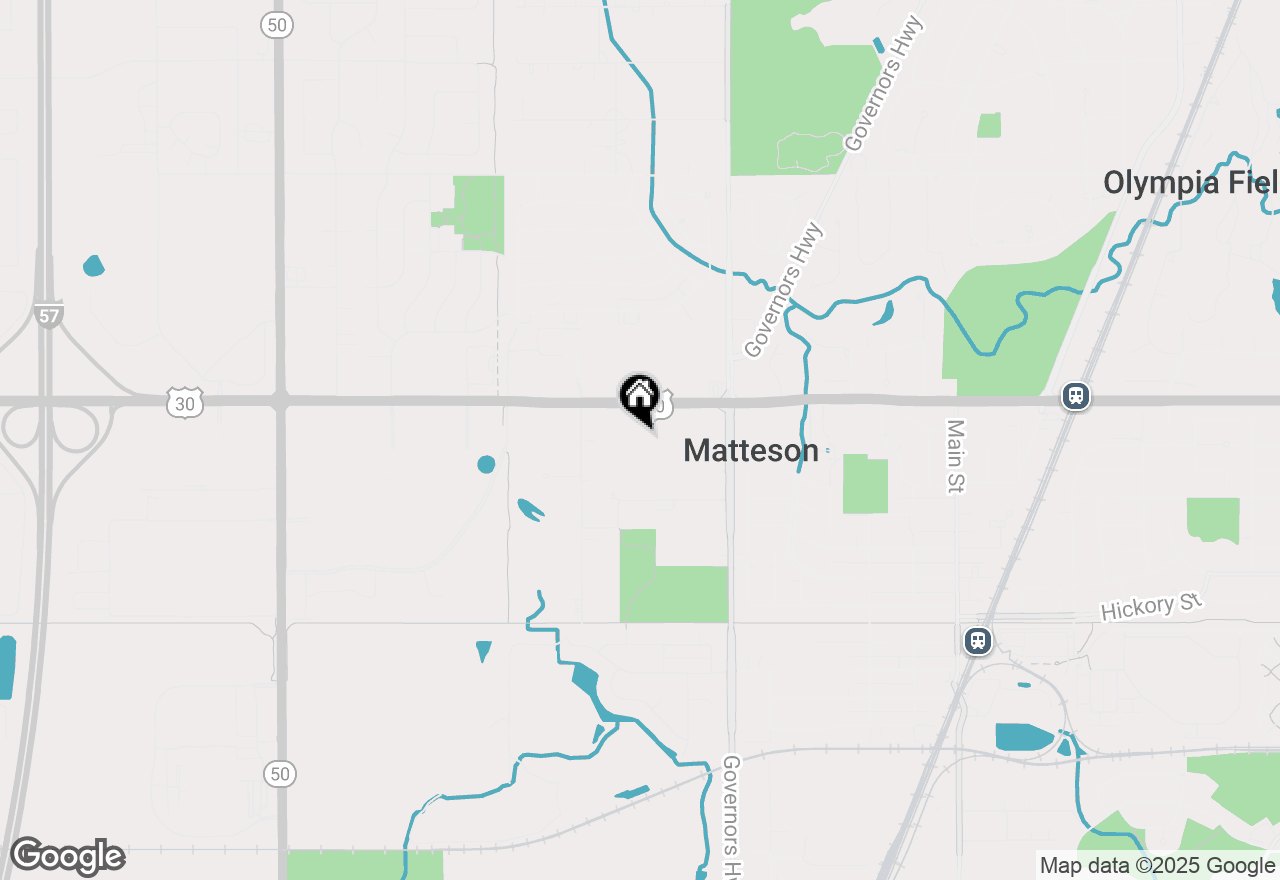 Map of 4233 Lincoln Highway, Matteson, IL 60443