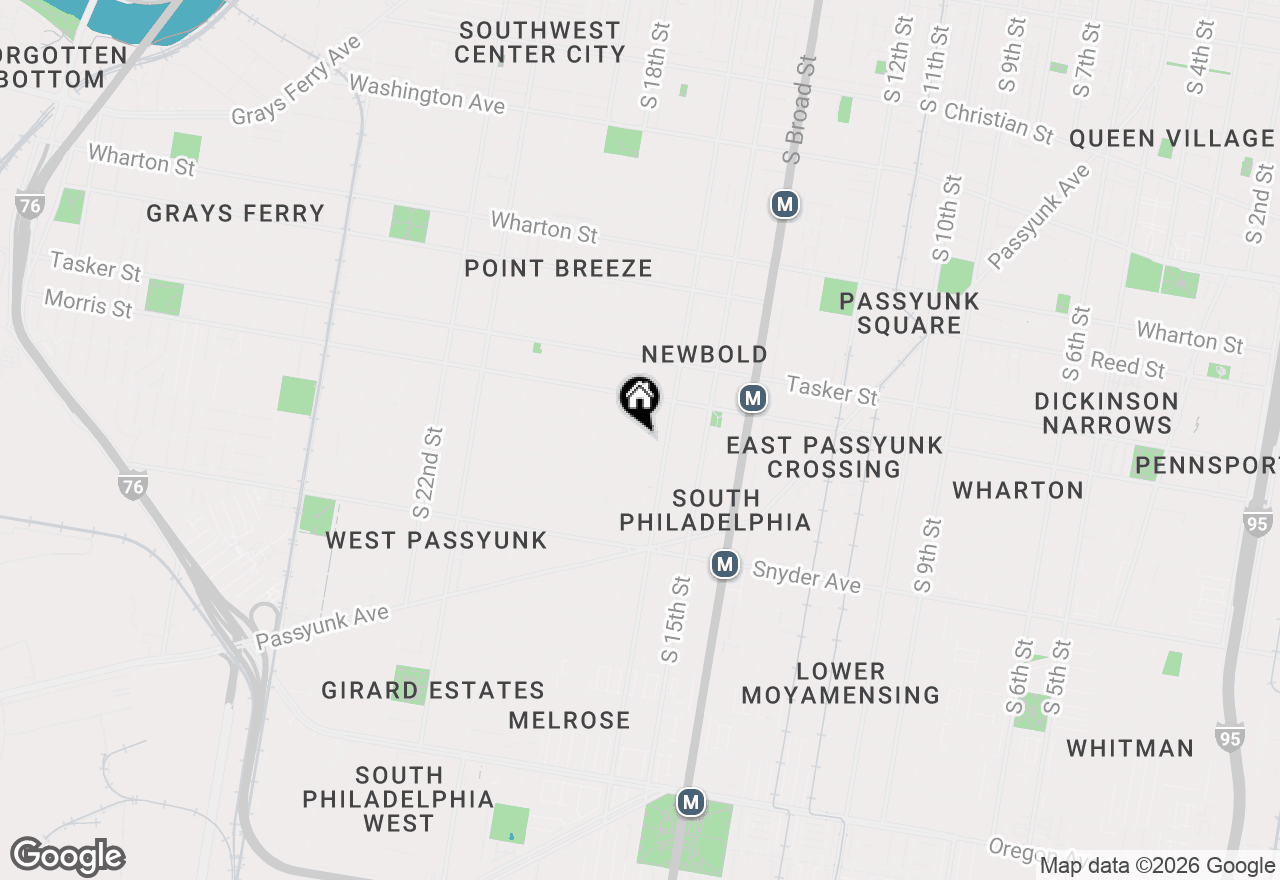 Map of 1806 S Chadwick Street, Philadelphia, PA 19145